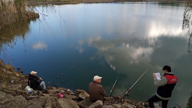 Kırklareli'nde amatör balıkçılar denetlendi