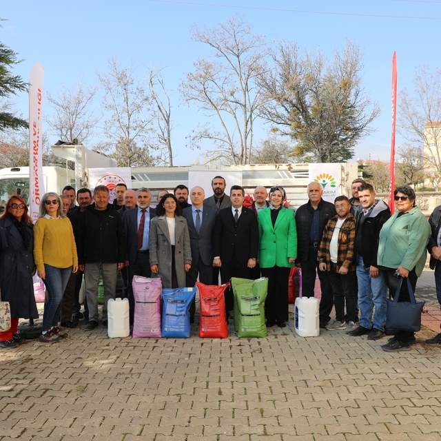 Mihalıççık'ta 'İyi Tarım' çiftçilerine destek