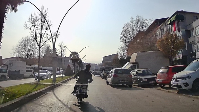 Tokat'ta abart egzozla rahatsızlık veren sürücüye ceza yağdı