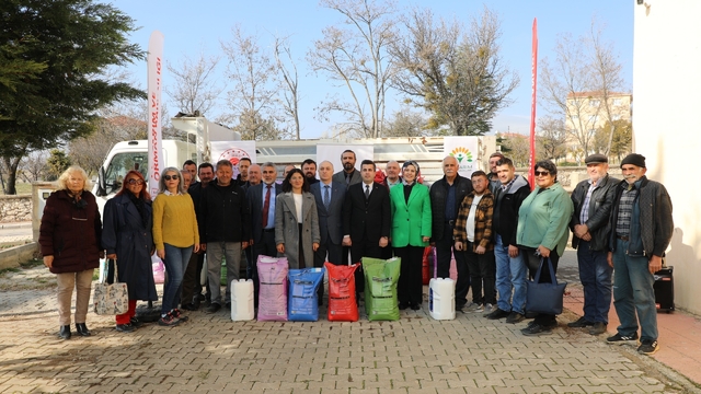 Mihalıççık'ta 'İyi Tarım' çiftçilerine destek