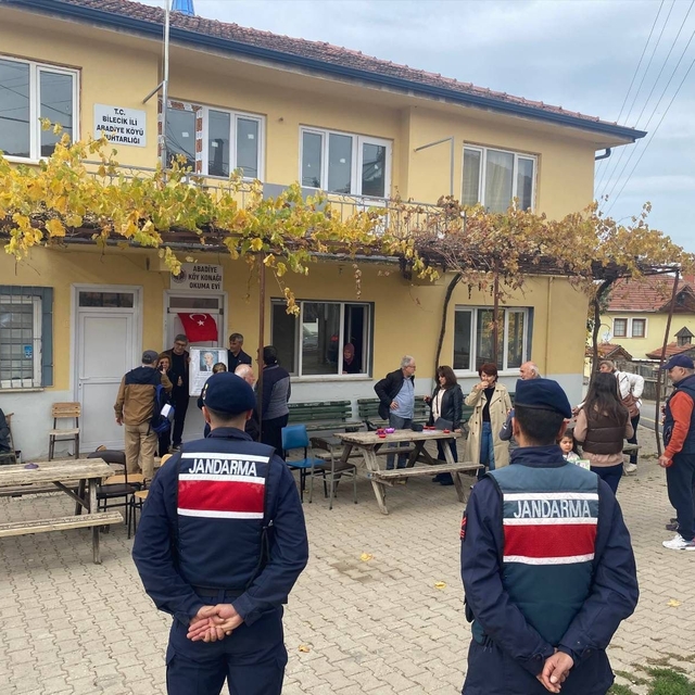 Jandarma Bilecik'te halkın güvenliği için her yerde