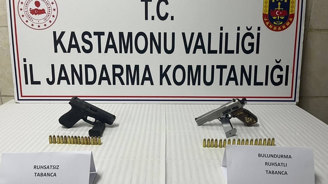 Kastamonu'da ruhsatsız silah operasyonunda 5 zanlı yakalandı
