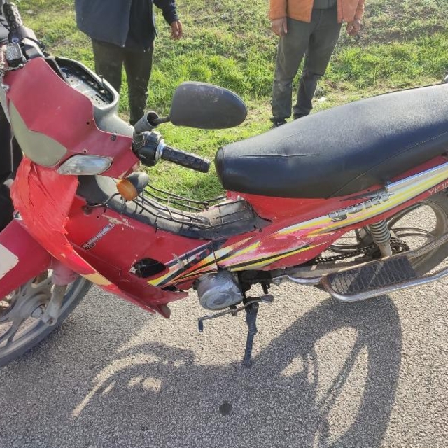 Edirne'de plakasız motosiklet denetime takıldı: 47 bin lira ceza