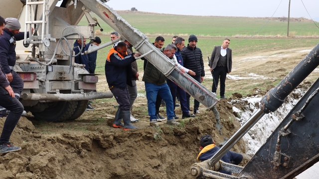 Sungurlu'da ana isale hattı yenileniyor