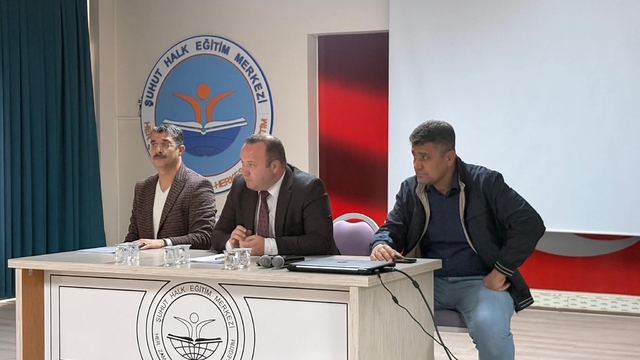 Şuhut'ta KHGB toplantısı