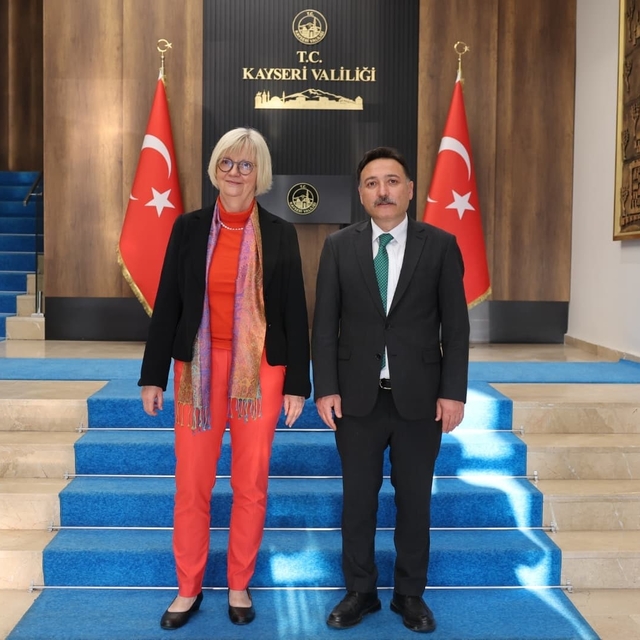 Almanya Federal Cumhuriyeti Büyükelçisi Sorg'dan Vali Çiçek'e ziyaret