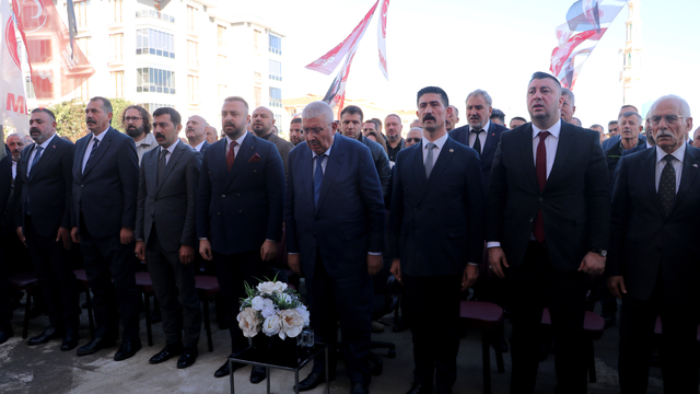 MHP Genel Başkan Yardımcısı Yalçın Tekirdağ'da partisinin il binasının açılışında konuştu: