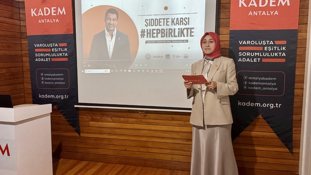 KADEM'den "Şiddete Karşı Hep Birlikte" kampanyası