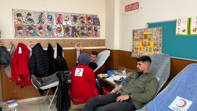 Mehmet Paşa İlkokulunda kan bağışı kampanyası gerçekleştirildi