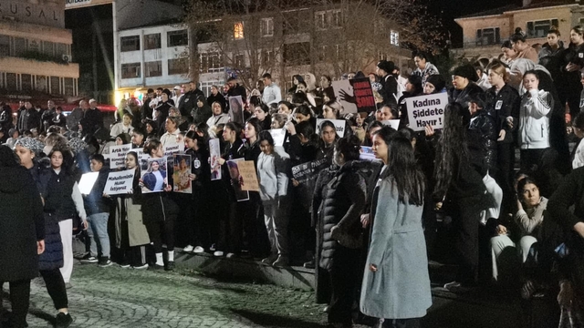 Kırklareli'nde Rümeysa Sanpur'un öldürülmesi protesto edildi