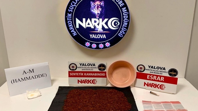 Yalova'da uyuşturucu operasyonlarında yakalanan 12 kişi tutuklandı