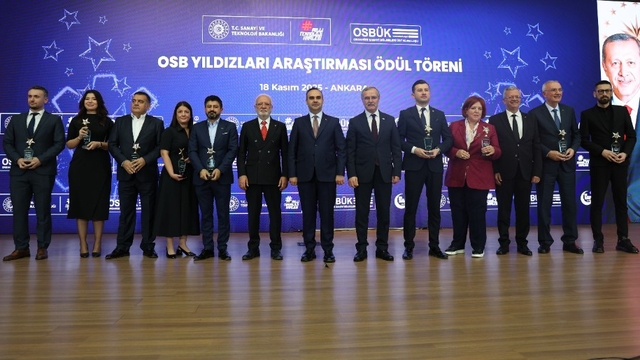 Mekap, OSB Yıldızları ödülüne layık görüldü