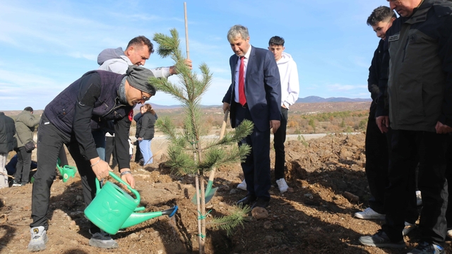 Kütahya'da fidan dikimi etkinliği gerçekleştirildi