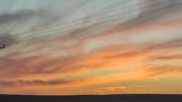 Ardahan'da gün doğumu mest etti