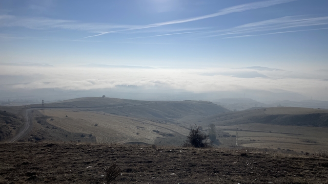 Sis adeta kenti yuttu, doğa olayı izleyenleri mest etti