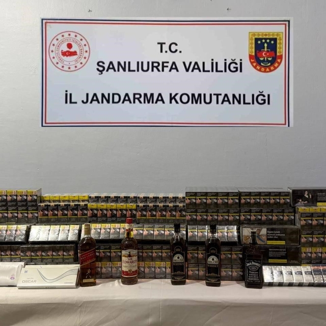 Şanlıurfa'da 3 bin 800 paket kaçak sigara ele geçirildi
