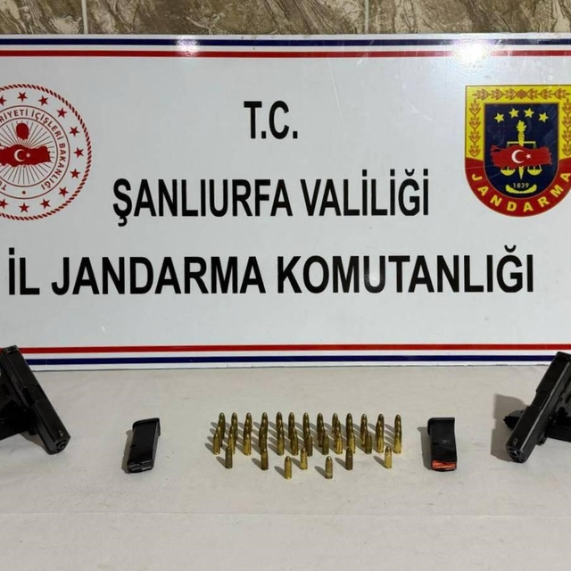 Şanlıurfa'da 5 ruhsatsız silah ele geçirildi