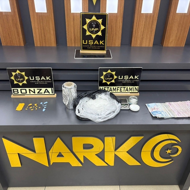 Uşak'ta uyuşturucu operasyonu: 5 kişi tutuklama