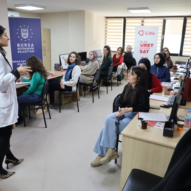 Üreten kadınlara büyükşehir desteği