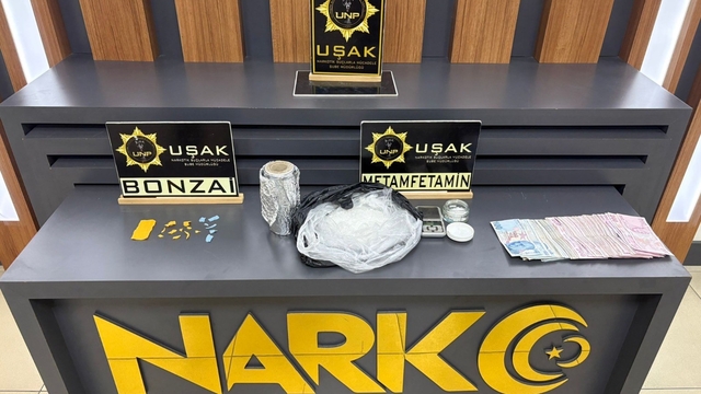 Uşak'ta uyuşturucu operasyonu: 5 kişi tutuklama