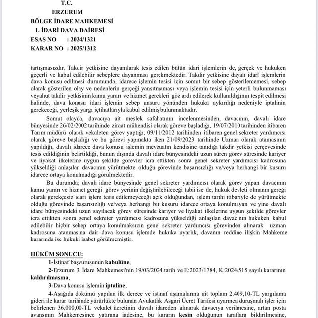 Iğdır İl Özel İdaresi'nde görev değişikliği krizi: Mehmet Nuri Turan ikinci...