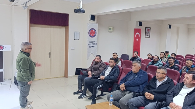 Buldanlı avcılar sertifika sahibi oldu