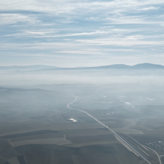 Çorum'da sis etkili oldu