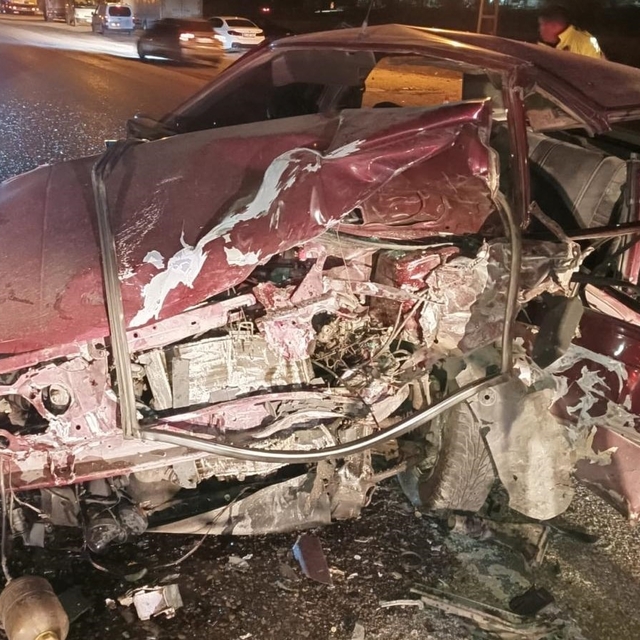 Amasya'da otomobiller çarpıştı: 1 ölü, 3 yaralı