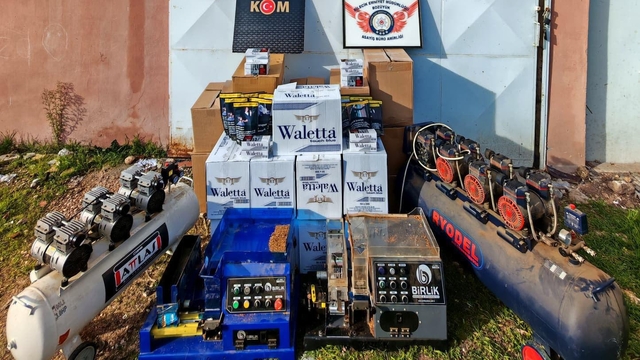 Bilecik'te 98 bin kaçak makaron ele geçirildi