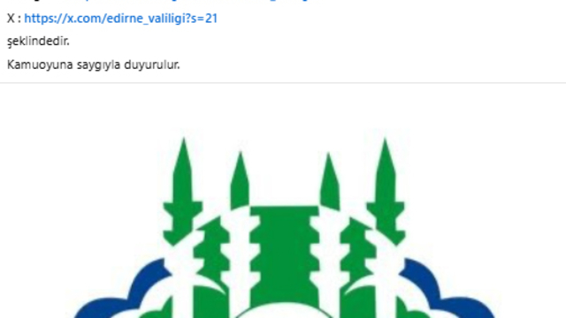 Edirne Valiliği'nden sahte sosyal medya hesabı uyarısı