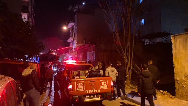 Aydın'da çıkan yangında yaşlı kadın evsiz kaldı