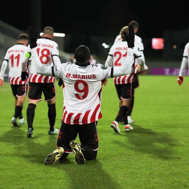 UEFA Konferans Ligi: Breidablik: 1 - Samsunspor: 1 (İlk yarı)