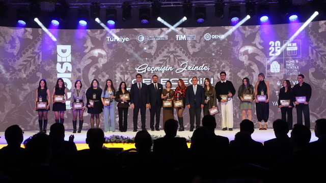 Denizli'de Ev ve Banyo Tekstili Tasarım Yarışması ödülleri sahiplerini buldu