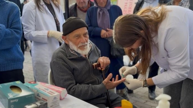 BŞEÜ'den Pelitözü halkına diyabet etkinliği