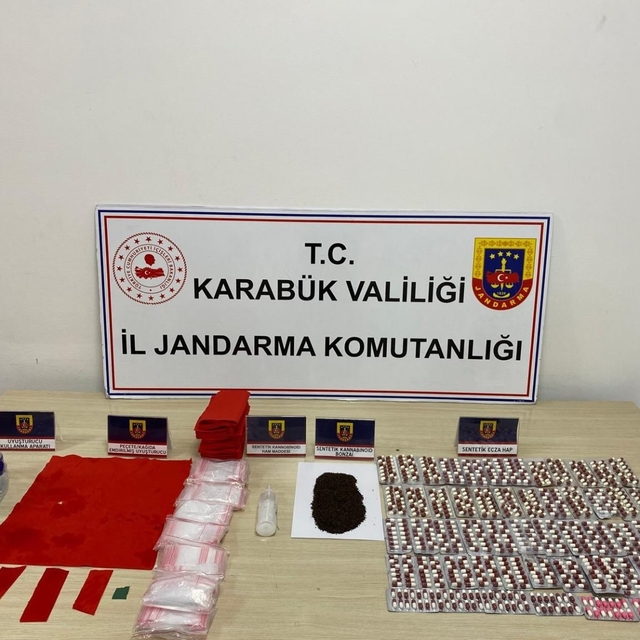 Karabük'te jandarmadan uyuşturucu operasyonu: 6 şüpheli gözaltında