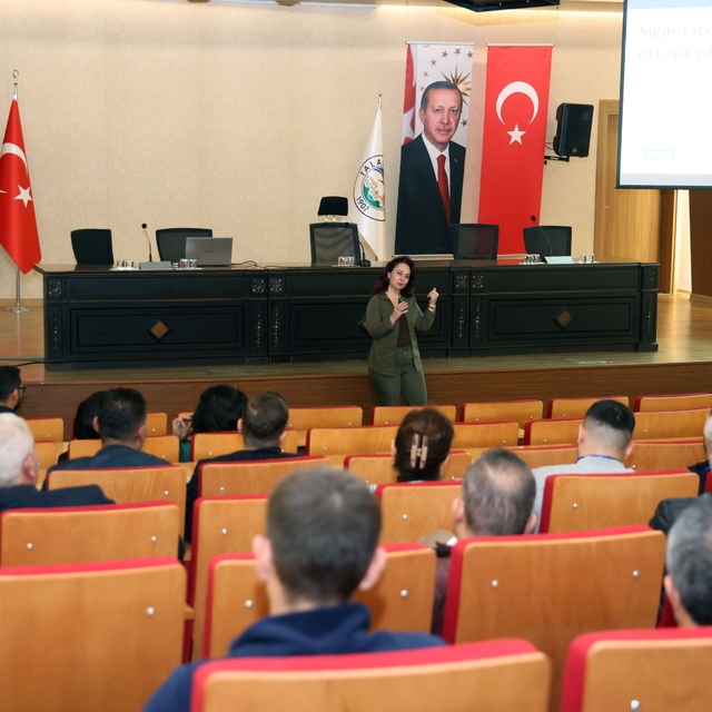 Talas'ta personele sigara bırakma eğitimi