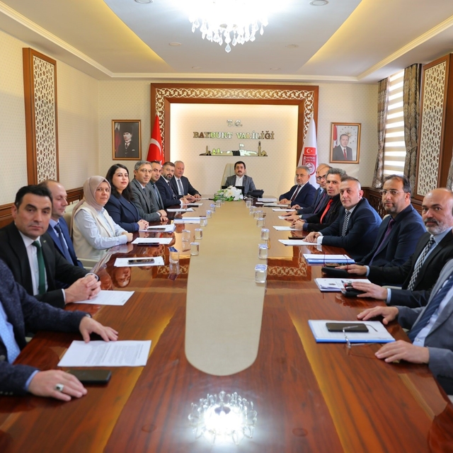 Bayburt'ta Bağımlılıkla Mücadele Toplantısı gerçekleştirildi