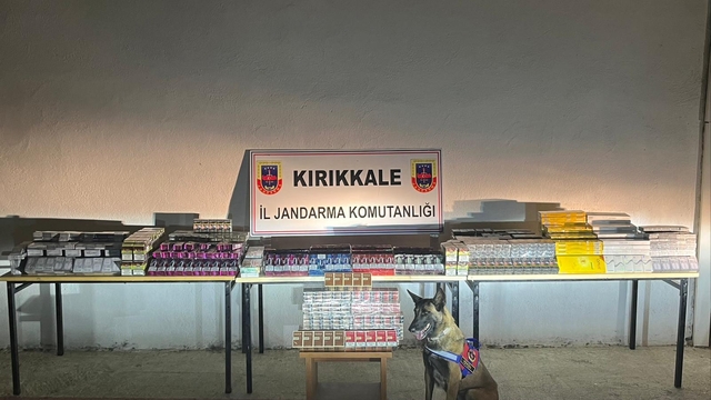 Kırıkkale'de kargo aracında kaçak tütün ürünleri ele geçirildi