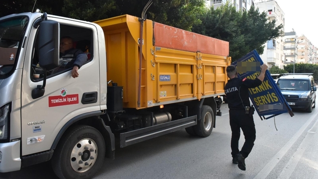 Kepez'de yol ve kaldırım işgallerine geçit yok