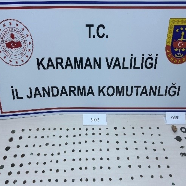 Karaman'da 148 adet tarihi sikke ele geçirildi: 10 tutuklama