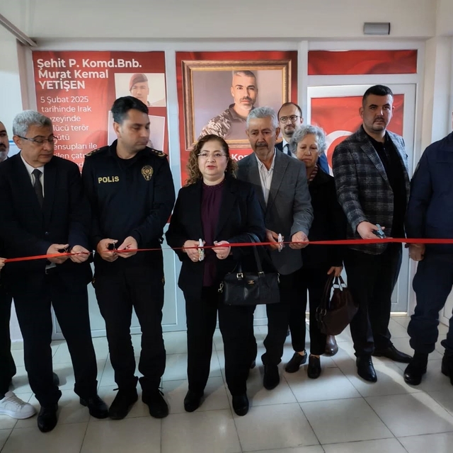 Şehit Binbaşı Yetişen'in adı Mursallı'da kurulan kütüphanede yaşayacak