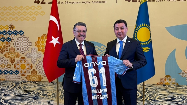Trabzon'un yeni kardeşi Aktau oldu