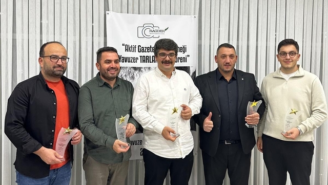 Rize'de gazeteci Yavuzer Tarlan anısına ödül töreni düzenlendi