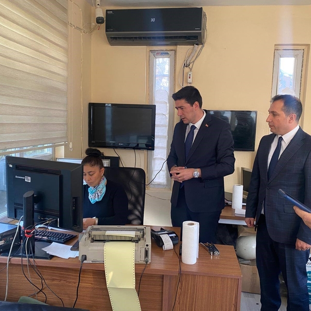 Kaymakam Erdoğan Gümrük Müdürlüğünü ziyaret etti