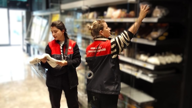 Kırklareli'nde gıda işletmeleri denetlendi