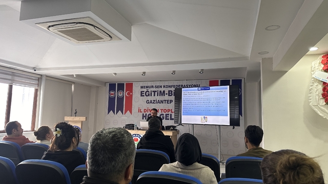 Büro Memur-Sen Gaziantep Adliye Şubesi'nden üyelerine ücretsiz eğitim