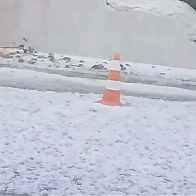 Balıkesir'de dolu yağışı