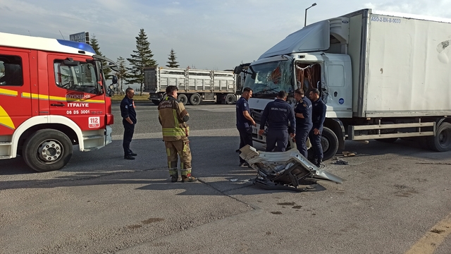 Kahramankazan'da trafik kazasında 1 kişi yaralandı