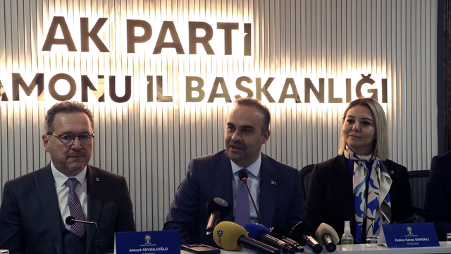 Sanayi ve Teknoloji Bakanı Kacır, Kastamonu'da konuştu: