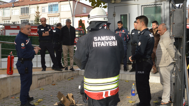 Havza'da emniyet personeline yangına ilk müdahale eğitimi verildi